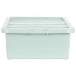 B&M Under Bed Storage Box 32L - Sage -Furniture shop 377040 under bed storage box 32l sage 2
