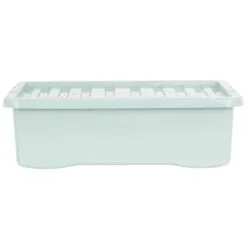 B&M Under Bed Storage Box 32L - Sage -Furniture shop 377040 under bed storage box 32l sage