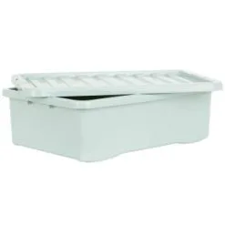B&M Under Bed Storage Box 32L - Sage -Furniture shop 377040 under bed storage box 32l sage 4