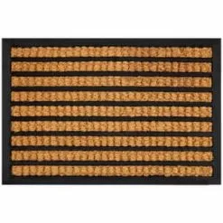 B&M Plaited Rubber Coir Doormat