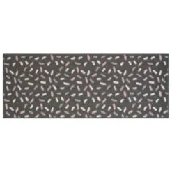 B&M Printed Runner 57 X 150cm - Grey Dash
