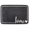 B&M Super Soft Washable Slogan Mat 50 X 70cm - Grey -Furniture shop 379118 slogan super soft washable mat 50x75cm home grey