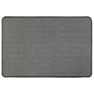 B&M Loop Washable Doormat 50 X 75cm - Grey Stripe 4 B&M Loop Washable Doormat 50 X 75cm - Grey Stripe - Image 2