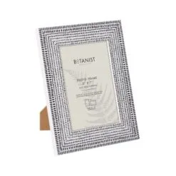 B&M Spotty Photo Frame 5 X 7" - Black & White