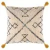 B&M Cleo Tribal Tufted Cushion With Tassels - Multi -Furniture shop 380469 cleo tribal tufted cushion with tassels
