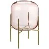 B&M Pink Candle Holder On Stand -Furniture shop 380584 pink candle holder on stand