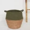 Wicker & Weave Eze Two-Ton Wicker Basket - Green 2 Wicker & Weave Eze Two-Ton Wicker Basket - Green -Furniture shop 381898 eze green basket