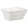 B&M Syros Mini Wicker Basket - White