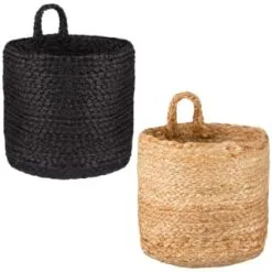 B&M Thera Hanging Storage Basket - Natural -Furniture shop 381912 381913 thera hanging basket main 1