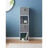 Lokken Tall 4 Cube Storage Unit With 2 Baskets - White 1 Lokken Tall 4 Cube Storage Unit With 2 Baskets - White -Furniture shop 383086 lokken tall 4 cube 2 baskets white