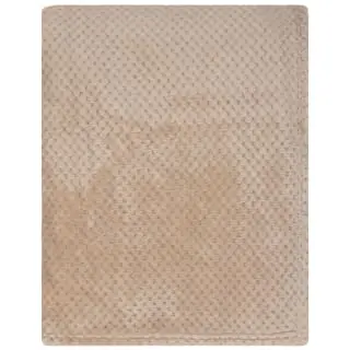 B&M Supersoft Waffle Throw - Stone 4 B&M Supersoft Waffle Throw - Stone - Image 3