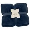 Heritage Collection Aspen Faux Fur Throw - Navy -Furniture shop 383180 aspen throw navy 41