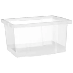 B&M Clear Storage Boxes With Lids 3pk 20L 9 B&M Clear Storage Boxes With Lids 3pk 20L -Furniture shop 384092 20l lidded box 3pk 2