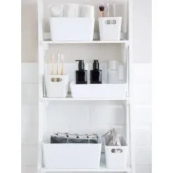 Home Essentials Soho Storage Tray 6 X 25.5 X 17cm - White -Furniture shop 384323 384402 384407 384416 soho box white group1 2