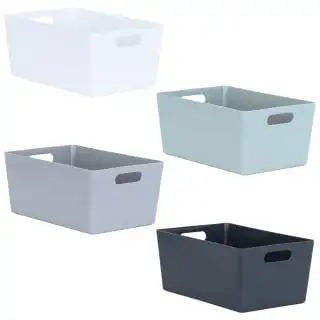 Home Essentials Soho Storage Tub 11 X 25.5 X 17cm - White 5 Home Essentials Soho Storage Tub 11 X 25.5 X 17cm - White - Image 3