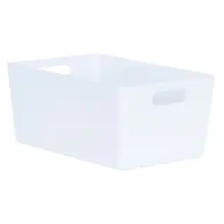 Home Essentials Soho Storage Tub 11 X 25.5 X 17cm - White 3 Home Essentials Soho Storage Tub 11 X 25.5 X 17cm - White