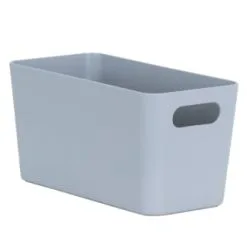 Home Essentials Soho Storage Tub 10 X 30 X 10cm - Grey