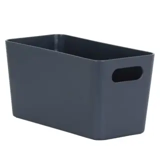 Home Essentials Soho Storage Tub 10 X 30 X 10cm - Graphite 3 Home Essentials Soho Storage Tub 10 X 30 X 10cm - Graphite