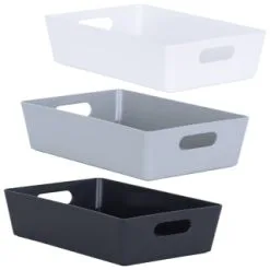 Home Essentials Soho Storage Tray 6 X 25.5 X 17cm - White -Furniture shop 384407 soho size d box 6x25 5x17cm group