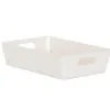Home Essentials Soho Storage Tray 6 X 25.5 X 17cm - Cream -Furniture shop 384411 soho shimmer size d box cream 6x25 5x17cm