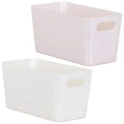 Home Essentials Soho Storage Tub 10 X 20 X 10cm - Cream -Furniture shop 384412 soho shimmer size c box 10x20x10cm group1