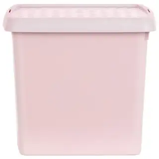 B&M Waffle Clip Box Storage Cube 14L - Dusty Pink 4 B&M Waffle Clip Box Storage Cube 14L - Dusty Pink - Image 2