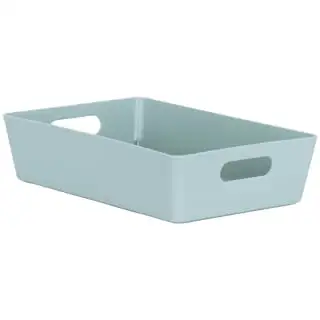 Home Essentials Soho Storage Tray 6 X 25.5 X 17cm - Sage 3 Home Essentials Soho Storage Tray 6 X 25.5 X 17cm - Sage