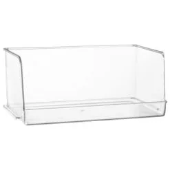 Home Essentials Clear Stacking Caddy - Large