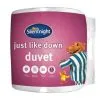 Silentnight Just Like Down Duvet - Double -Furniture shop 385269 385270 385271 silentnight just like down duvet