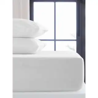 Silentnight Double Fitted Sheet - White 3 Silentnight Double Fitted Sheet - White
