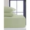 Silentnight Sage Pillowcase Pair -Furniture shop 385335 385336 385338 385340 sage pillow pair single double king sheet 1