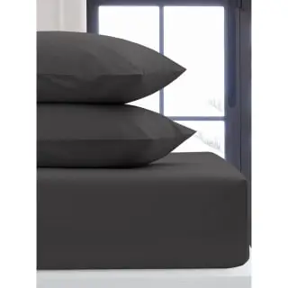 Silentnight Charcoal Double Fitted Sheet 3 Silentnight Charcoal Double Fitted Sheet