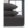 Silentnight Charcoal Single Fitted Sheet 2 Silentnight Charcoal Single Fitted Sheet -Furniture shop 385351 385352 385354 385355 charcoal pillow pair single double king sheet 3