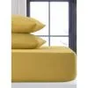 Silentnight Ochre Single Fitted Sheet -Furniture shop 385365 385366 385367 385368 ochre pillow pair single double king sheet