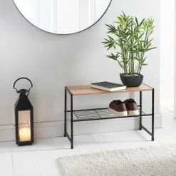 B&M Michigan 2 Tier Storage Bench