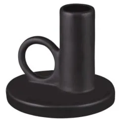 B&M Ceramic Dinner Candle Holder
