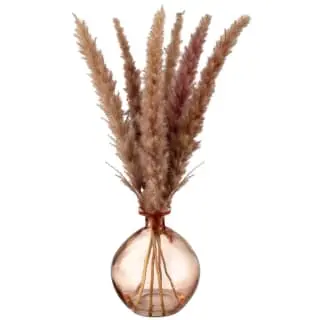 B&M Blush Vase With Pampas 3 B&M Blush Vase With Pampas