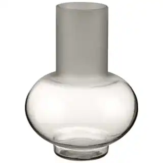 B&M Frosted Vase - Grey 3 B&M Frosted Vase - Grey