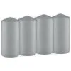 Simply Everyday Grey Pillar Candles 4pk 1 Simply Everyday Grey Pillar Candles 4pk -Furniture shop 387750 4 pack grey pillar candles 2