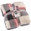 Simply Everyday Check Sherpa Throw - Red 1 Simply Everyday Check Sherpa Throw - Red -Furniture shop 388703 red check sherpa throw