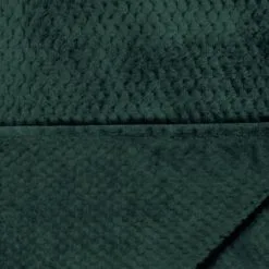 B&M Waffle Throw - Dark Green -Furniture shop 388773 waffle throw dark green 2
