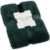 B&M Waffle Throw - Dark Green 2 B&M Waffle Throw - Dark Green -Furniture shop 388773 waffle throw dark green 4