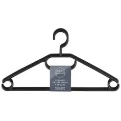 B&M Swivel Hook Hangers 8pk - Black
