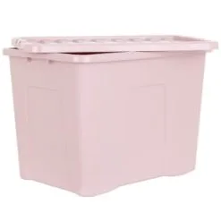 Furniture shop -Furniture shop 391383 dusty pink 80l storage box and lid 4
