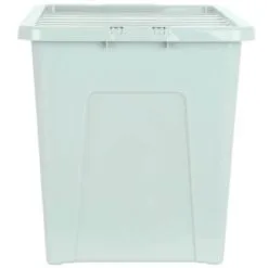 B&M Storage Box With Lid 80L - Sage -Furniture shop 391384 sage 80l storage box and lid 2
