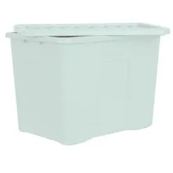 B&M Storage Box With Lid 80L - Sage -Furniture shop 391384 sage 80l storage box and lid 4