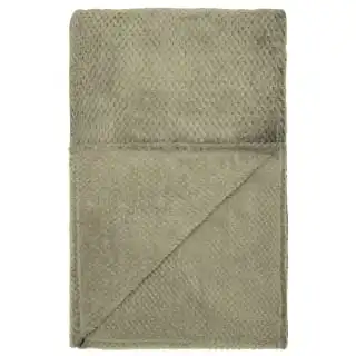 Simply Everyday Waffle Throw - Sage 5 Simply Everyday Waffle Throw - Sage - Image 3