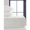 Simply Everyday Cream King Fitted Sheet -Furniture shop 391662 391665 391666 391667 coconut milk pillow pair single double king sheet 1