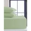 Simply Everyday Sage Double Fitted Sheet -Furniture shop 391669 391670 391672 391673 sage pillow pair single double king sheet 3
