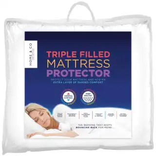 B&M Triple Filled Mattress Protector - Double 3 B&M Triple Filled Mattress Protector - Double